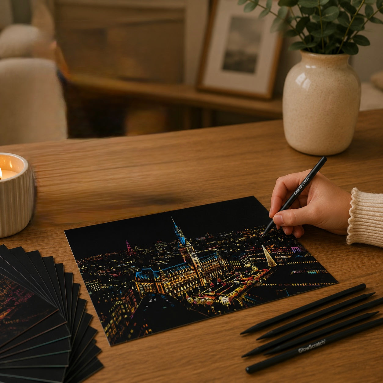 GlowScratch – lys op i fantasien