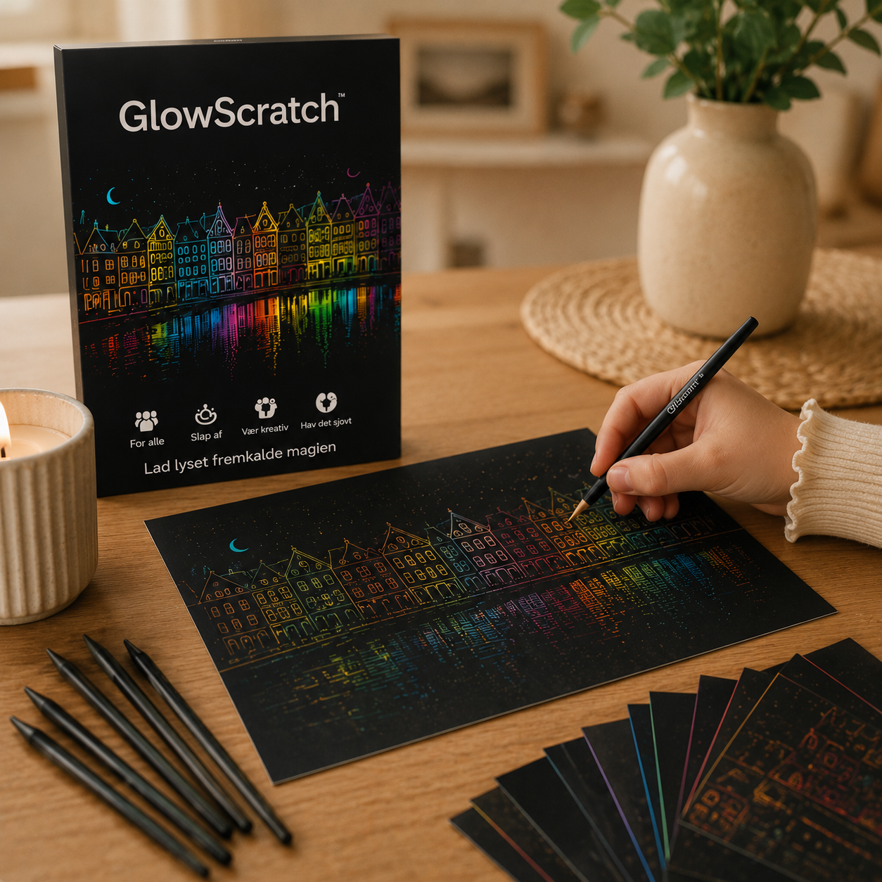 GlowScratch – lys op i fantasien